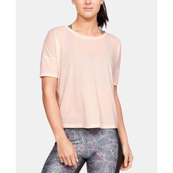 Under Armour Womens Relaxed Mesh T-Shirt Size XS - Picture 1 of 3